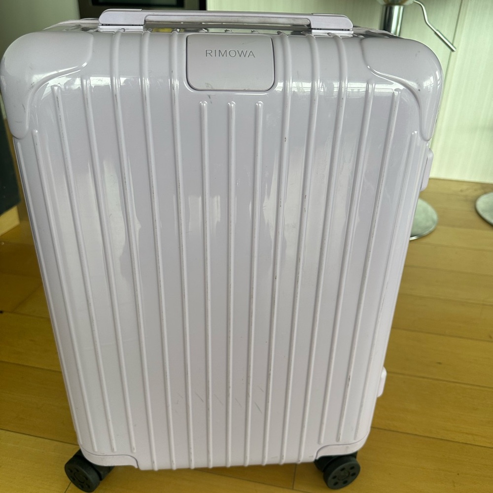 Rimowa light purple carry on Suitcase